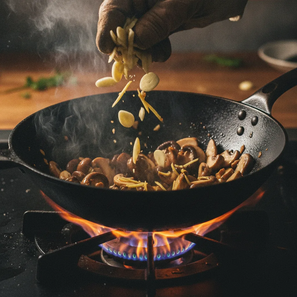 champignons cuisine asiatique