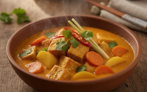 Vegan Vietnamese curry, the mild and fragrant vegetarian curry - vegan Vietnamese curry