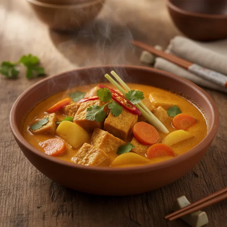 Vegan Vietnamese curry, the mild and fragrant vegetarian curry - vegan Vietnamese curry