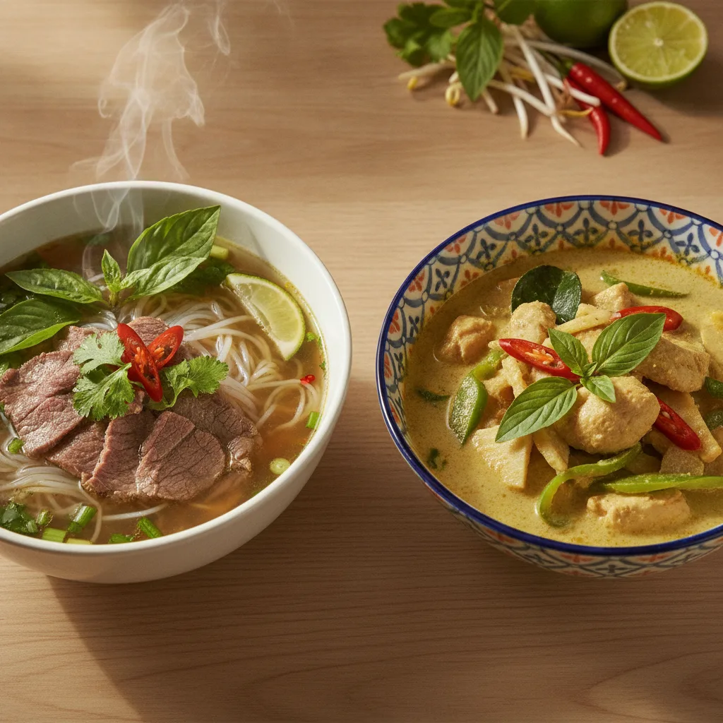 Différence cuisine vietnamienne thaïlandaise – 7 clés - difference cuisine vietnamienne thailandaise