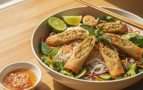 Le meilleur bo bun végétarien de Paris | Restaurant Mây Bay - meilleur bo bun vegetarien paris