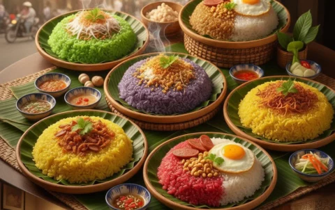 Riz gluant vietnamien – xôi, variantes et techniques - riz gluant vietnamien xoi