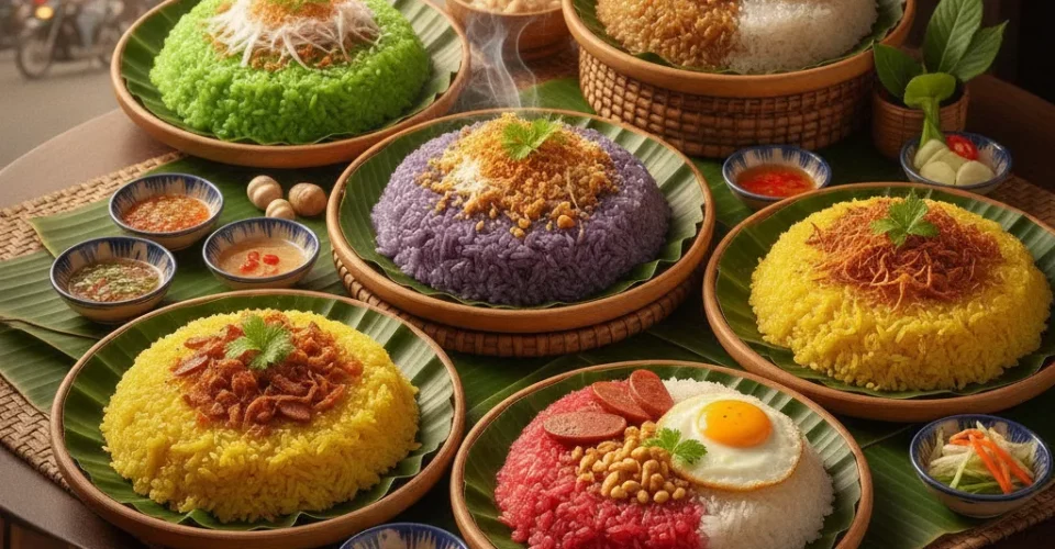 Riz gluant vietnamien – xôi, variantes et techniques - riz gluant vietnamien xoi