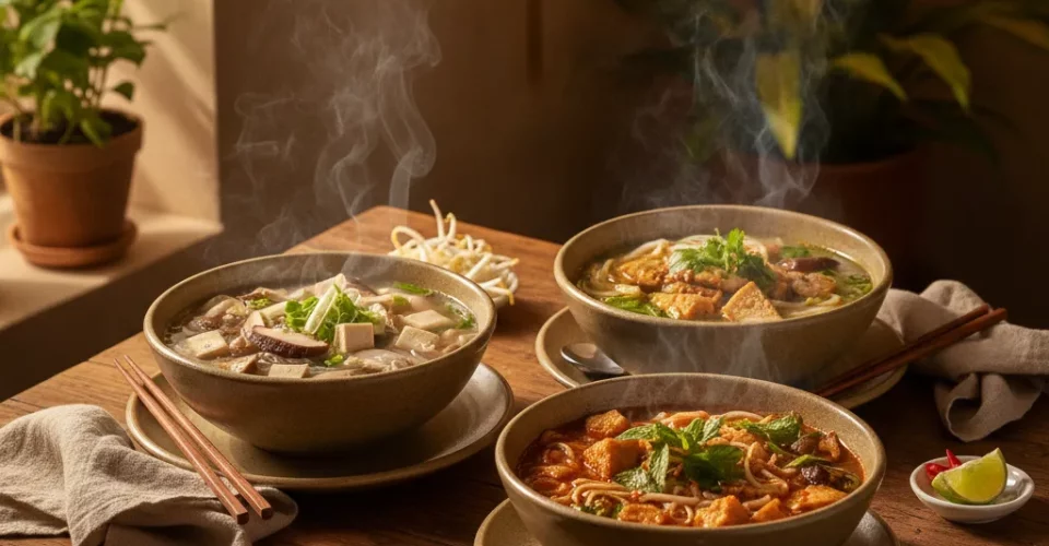 Soupe vegan à Vincennes, nos alternatives au pho 2026 - soupe vegan vincennes