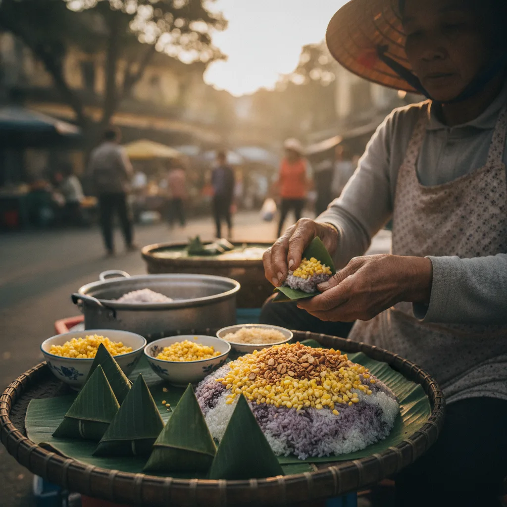 vegan Vietnamese street food
