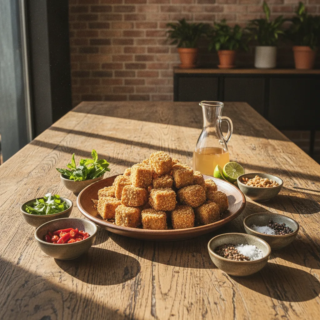 Tofu frit vietnamien | La recette pour un résultat parfait - tofu frit vietnamien